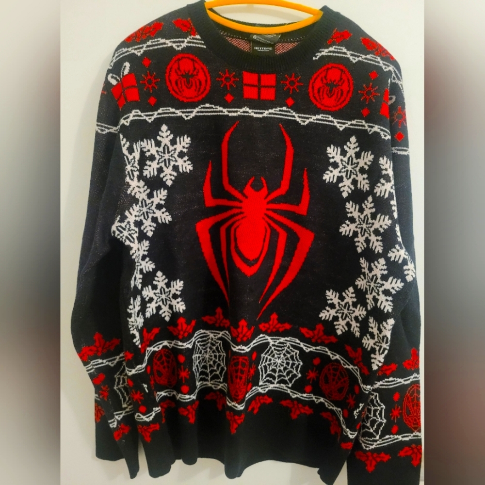 Marvel Our Universe Spider-Man Miles Morales Holiday Sweater